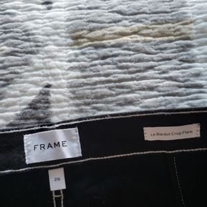 Frame Bardot Crop black jeans